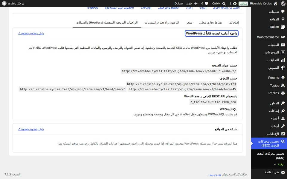 فتح Headless والشبكات