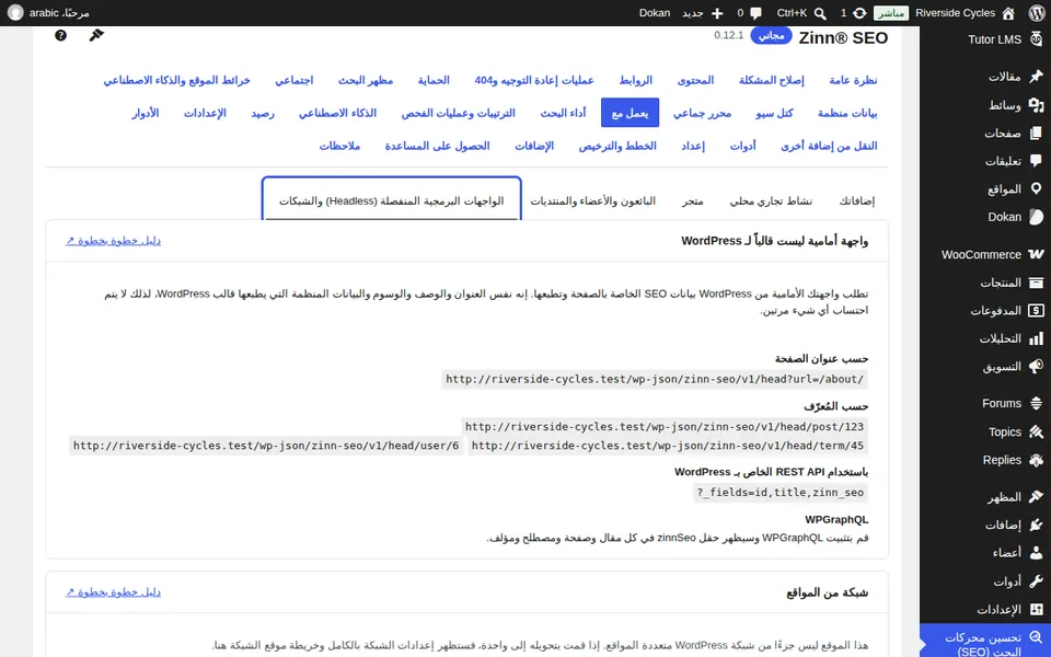 فتح Headless والشبكات