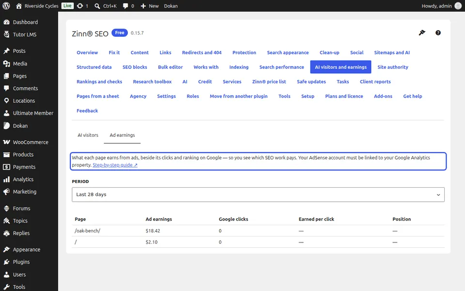 Vincular o AdSense ao Google Analytics