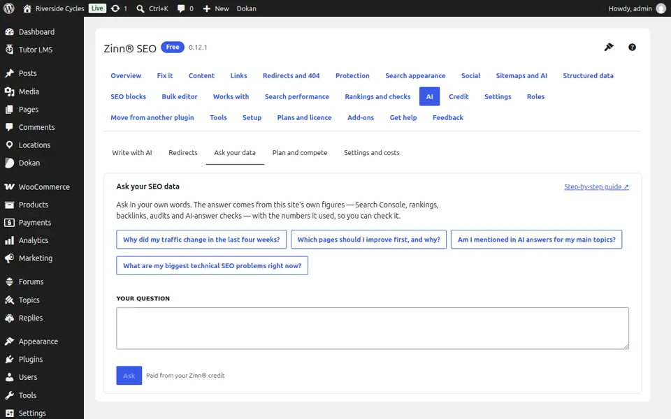 Abrir Ask your data