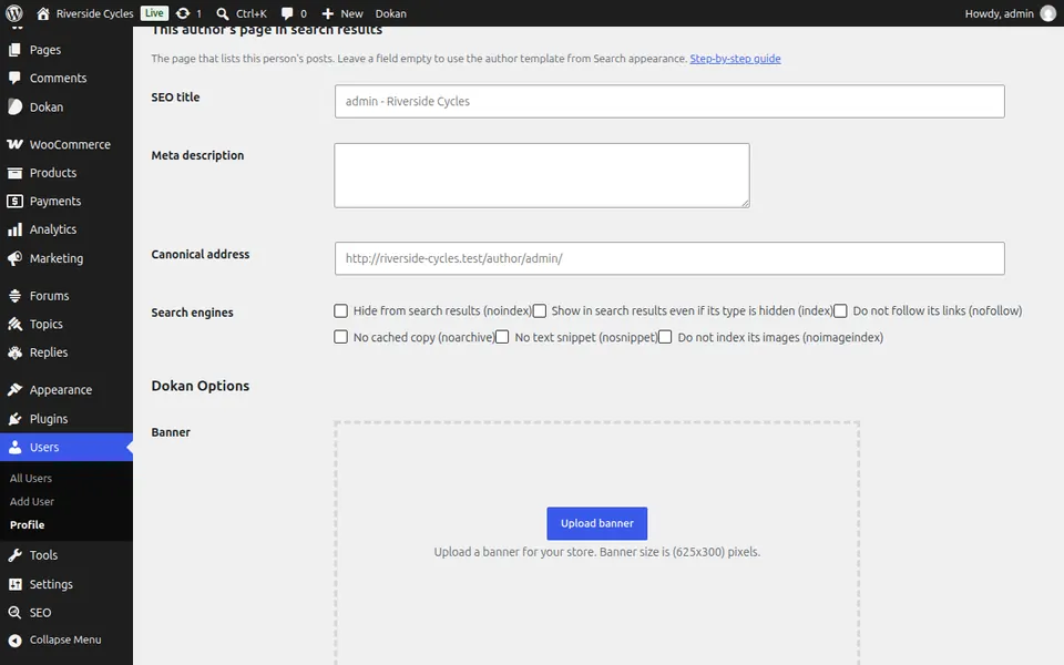 Escrever seu próprio título e descrição