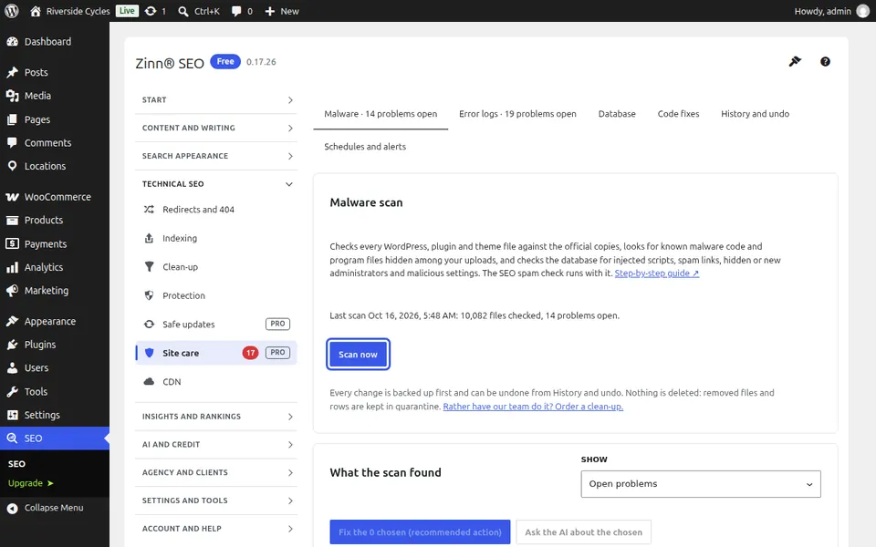 Zkontrolovat web