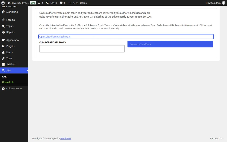 Conectar Cloudflare