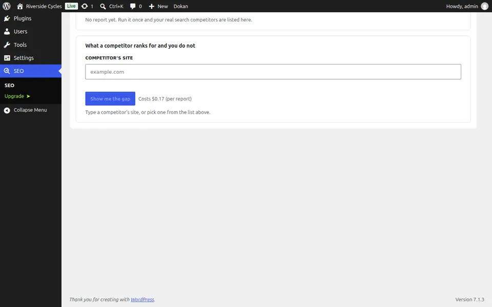 Iniciar uma página