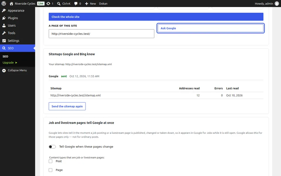 Pergunte ao Google sobre uma página