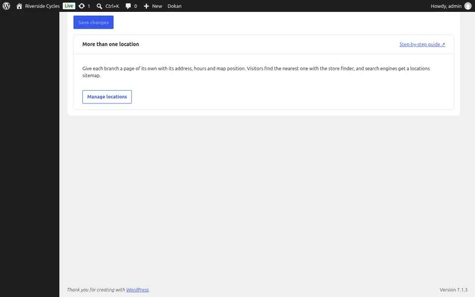 Adicionar o localizador de lojas