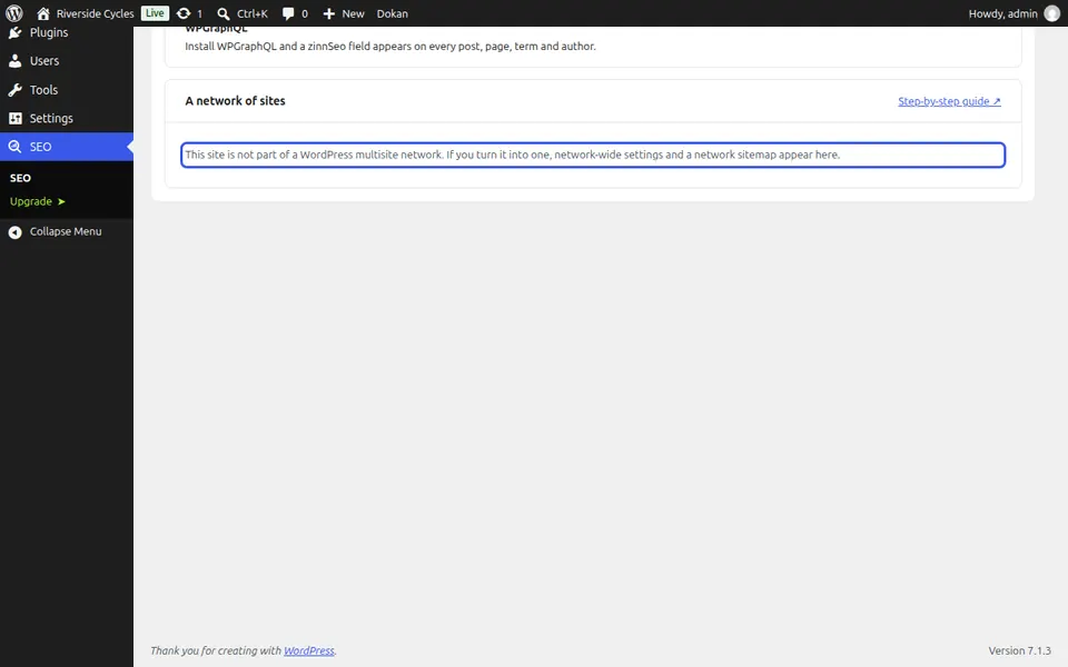 Definir os padrões de rede