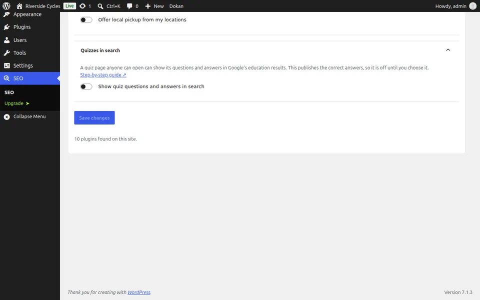 Abra seu quiz para visitantes