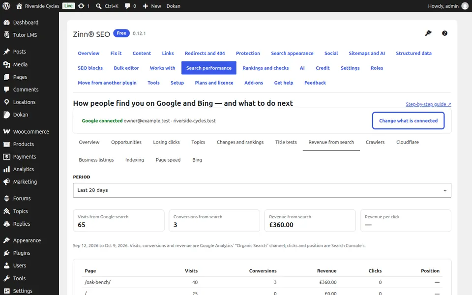 Permitir Google Analytics