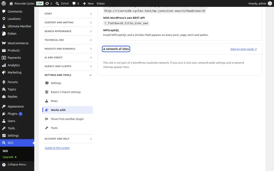 Përdorni Zinn® SEO për rrjetin (Pro)