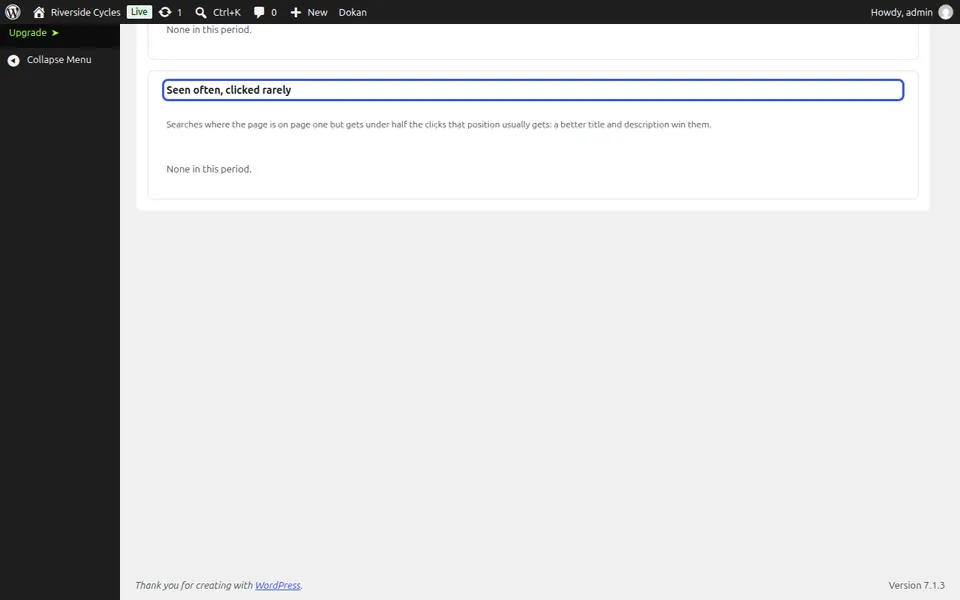 Veja a página dois e os cliques perdidos