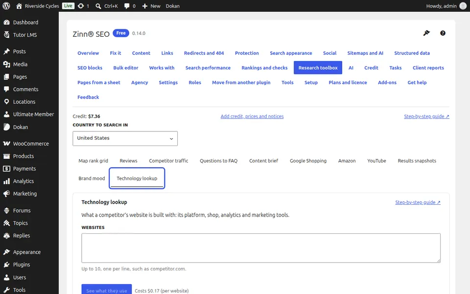 Abrir consulta de tecnologia