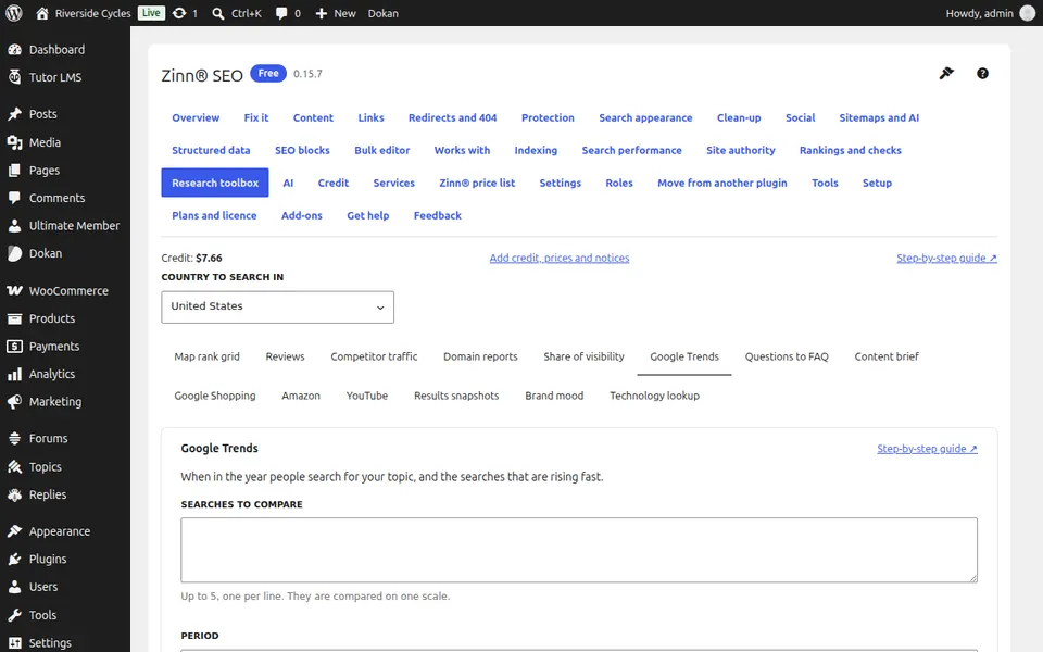 Abrir o Google Trends